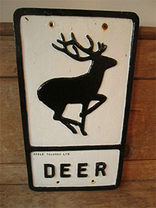 Deer automobilia for sale